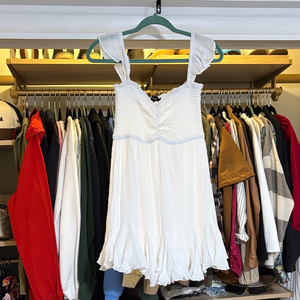 Aakaa White Mini Dress